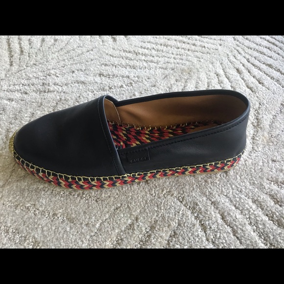 GUCCI Leather espadrilles in Navy - NWOT 40.5 EUR - Picture 11 of 13